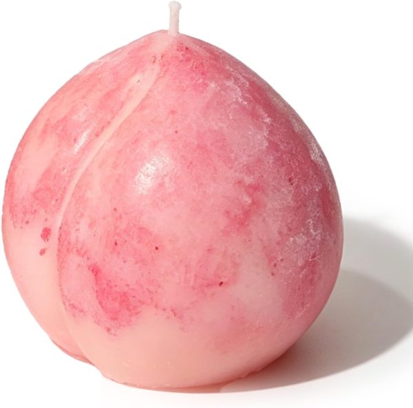 img-37aec202f2d08fa03dcb Peach Shaped Scented Candle