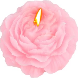 Peony Flower Candle