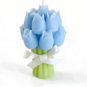 Blue Tulip Soy Wax Candle