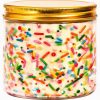 Vanilla & Peppermint Scented Candle in Decorative Jar