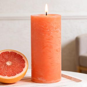 img-c5b7a1b6dc7130836f27 Pineapple & Grapefruit Scented Pillar Candle